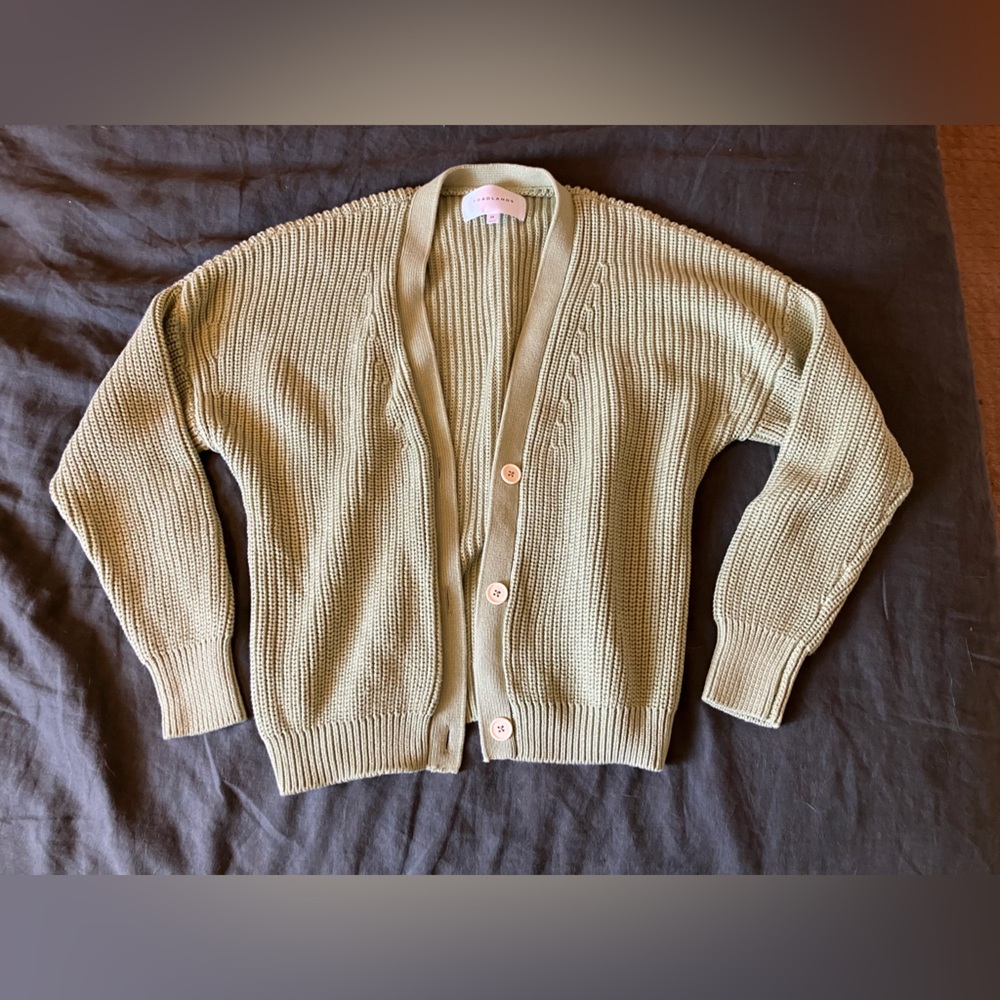 Tradlands Shelter Sage Cardigan